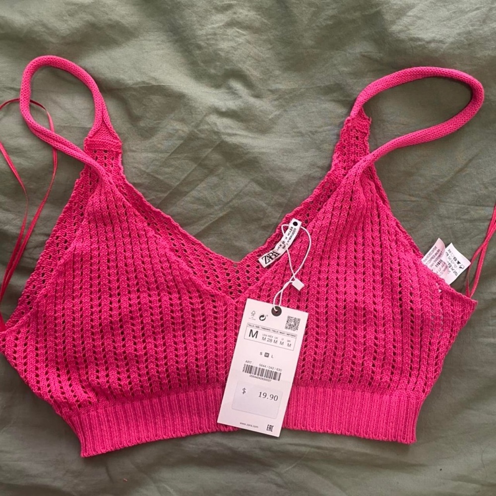 Pink Crochet top